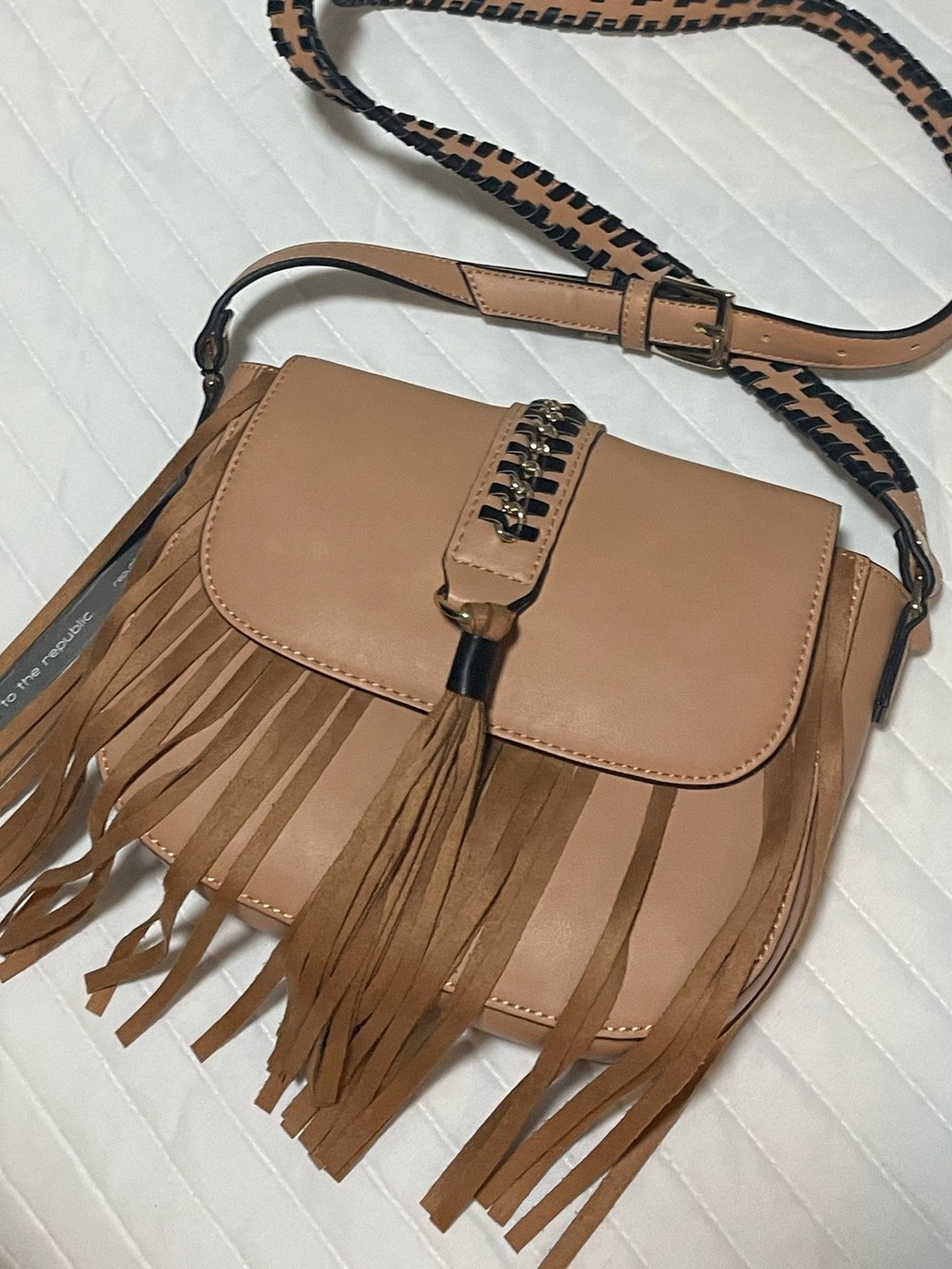 NWT Republic of Aces Fringe Purse